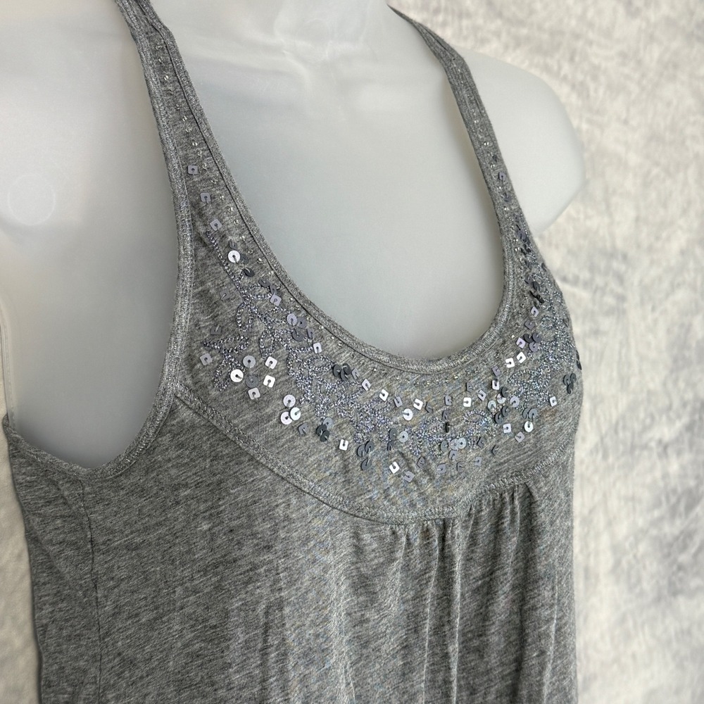 y2k Sequin Tank Top Womens sz M 2010s indie‎ sleaze Bella Swan Elena Gilbert